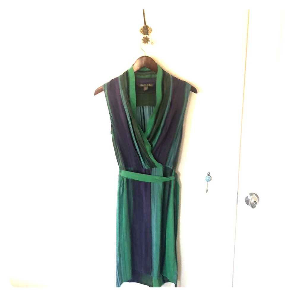Silk Stripped Dress